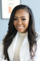 Headshot of female nurse smiling